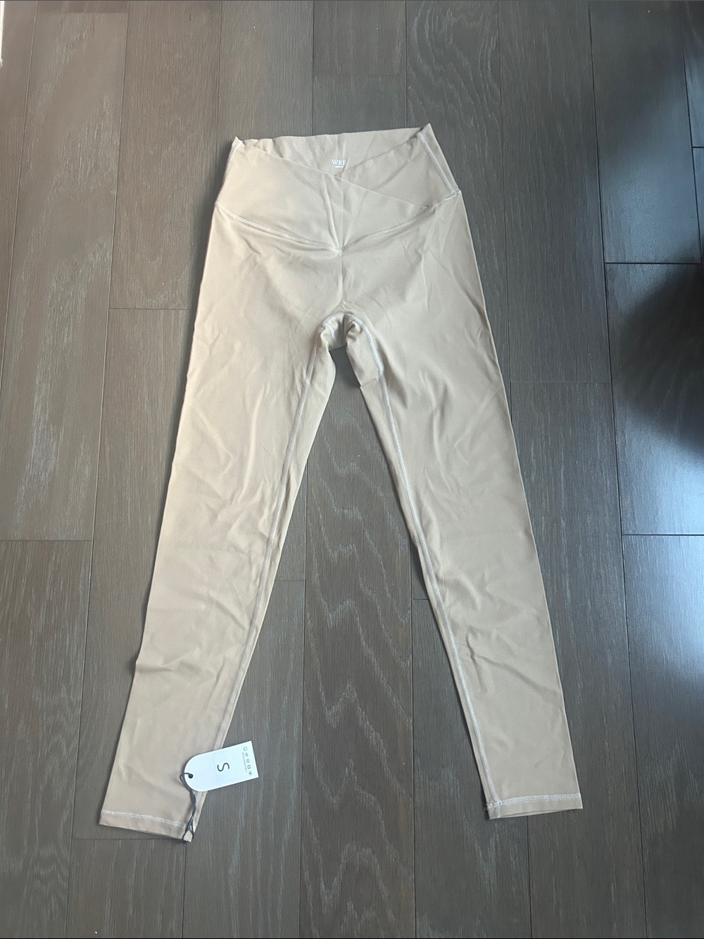 WREN Neutral High-Waist Beige Leggings